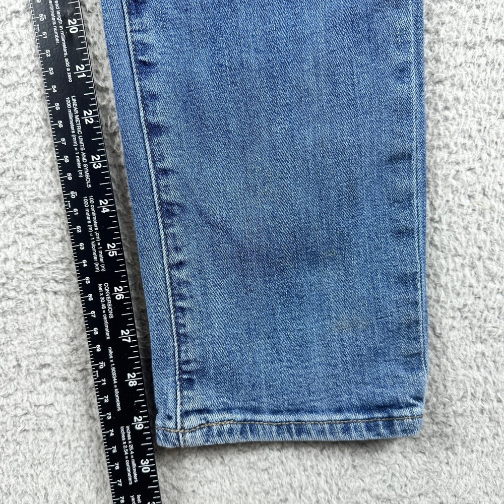 Abercrombie & Fitch Rustin Athletic Slim Mens Jeans 32x30 Blue Stretch Preppy - Picture 9 of 13